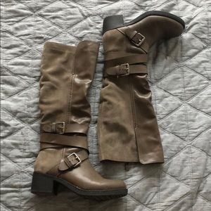 Tall Leather/Suede Boots